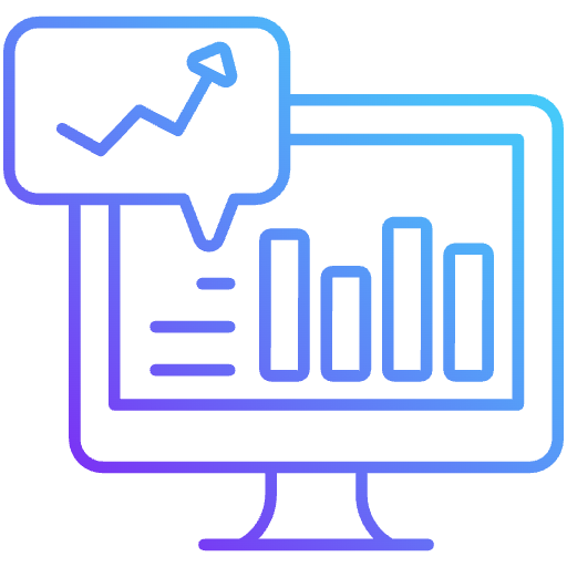 Monitor displaying charts for prioritization and assignment