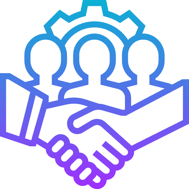 Team handshake representing collaboration and shared practices